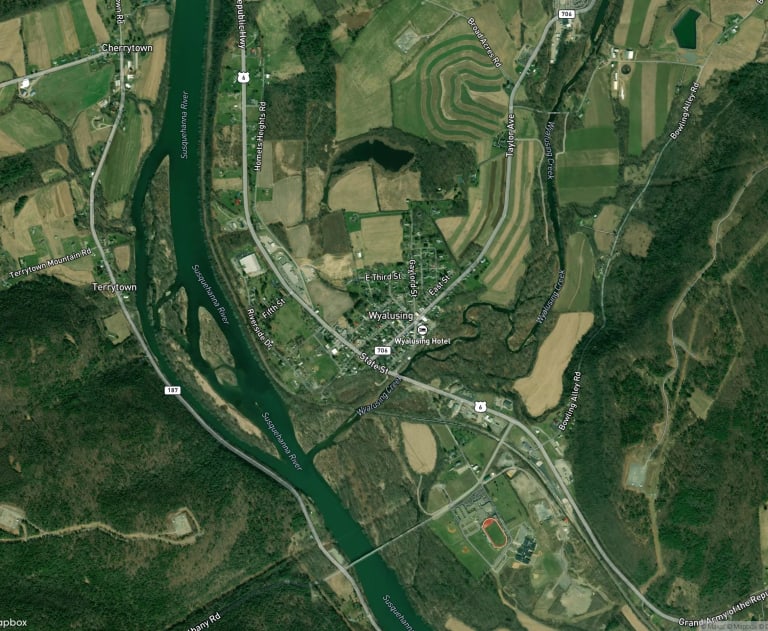 Map of Wyalusing