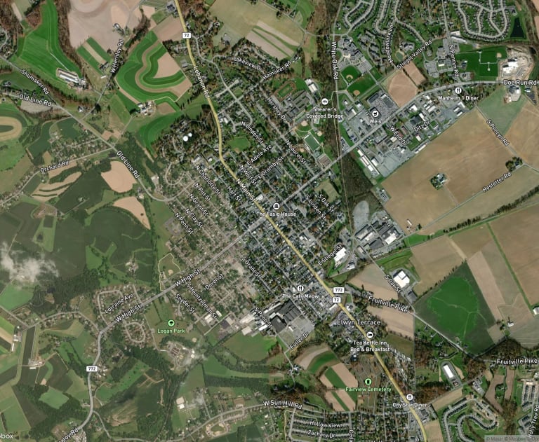 Map of Manheim