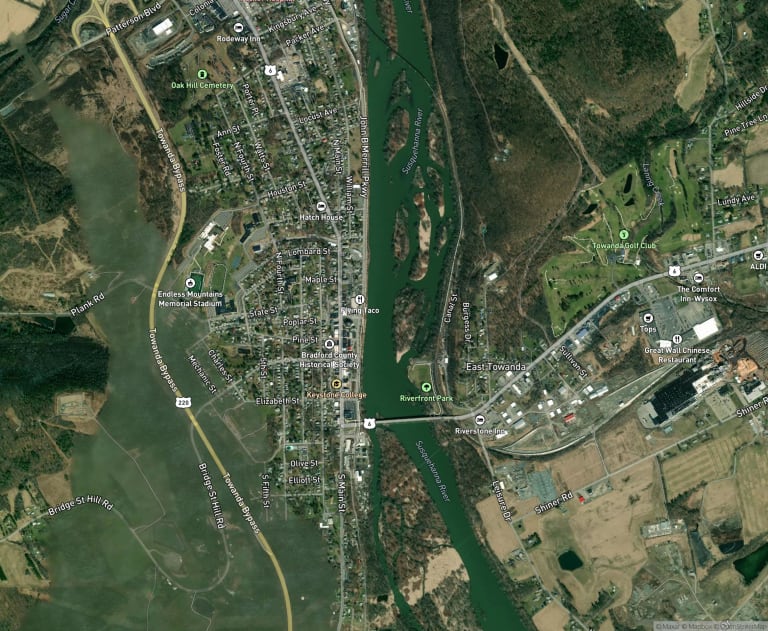 Map of Towanda
