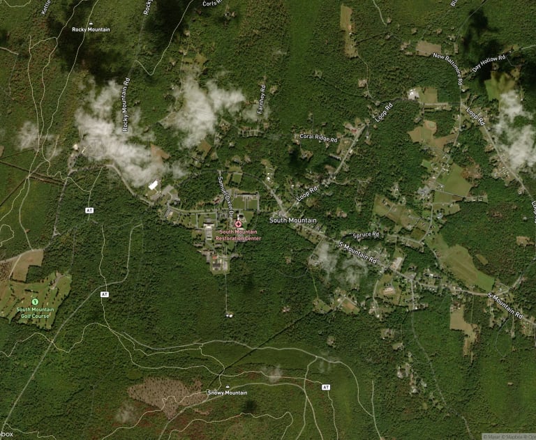 Map of South Mountain