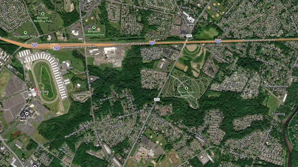 Map of Bensalem