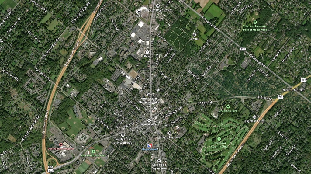 Map of Doylestown