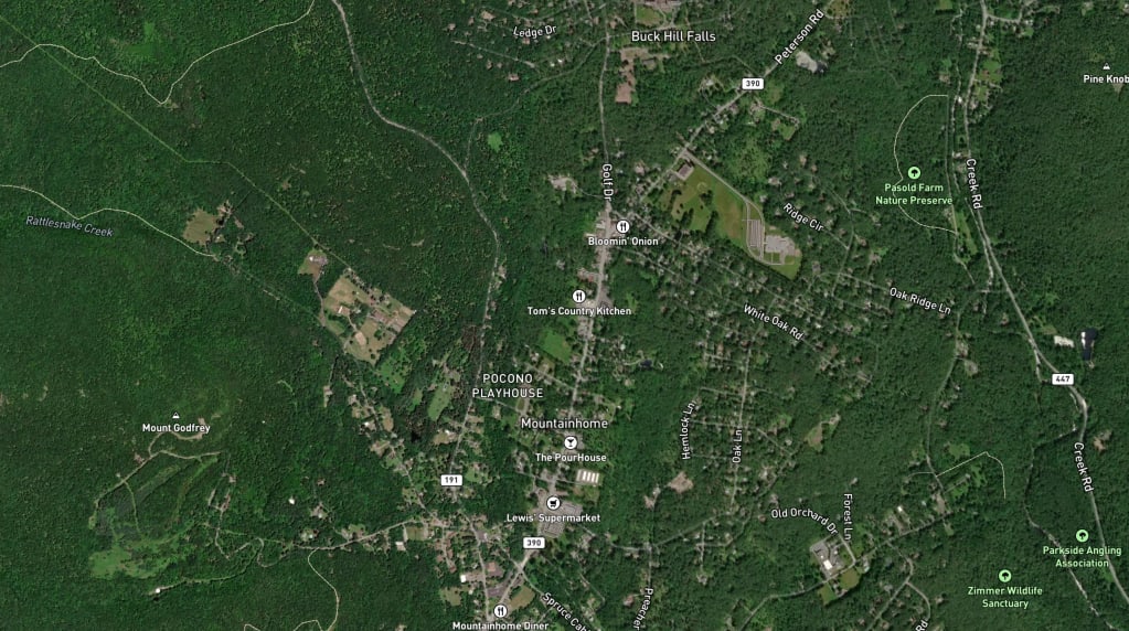 Map of Mountainhome