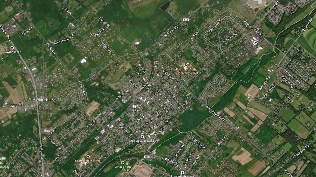 Map of Perkasie