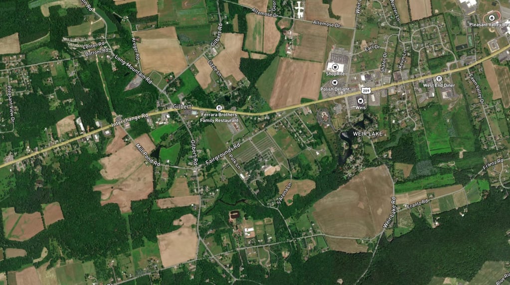 Map of Gilbert