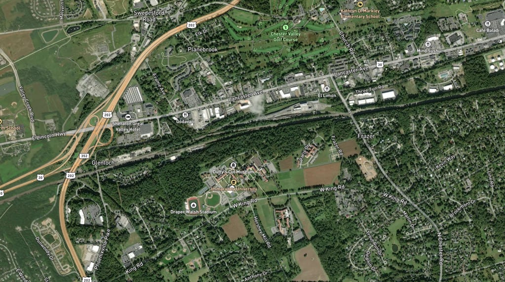 Map of Immaculata