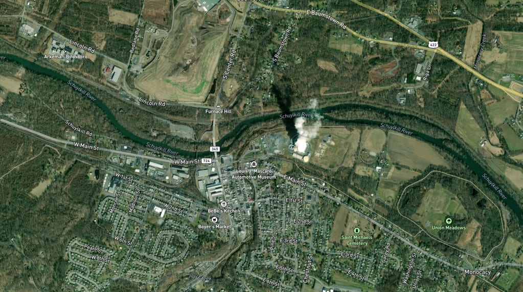 Map of Birdsboro