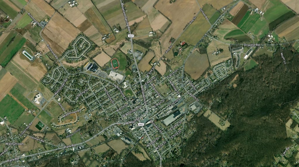 Map of Fleetwood