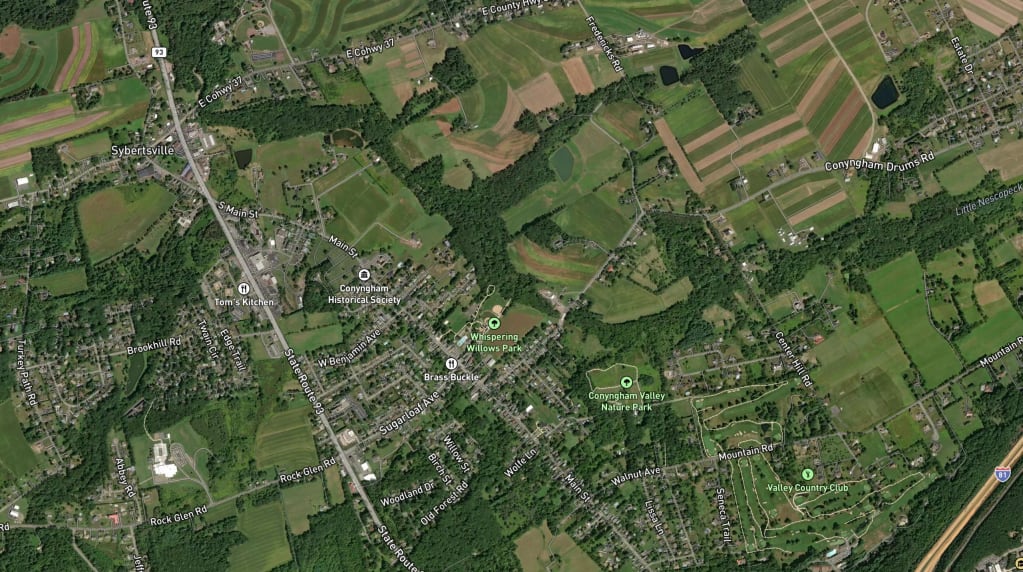 Map of Conyngham