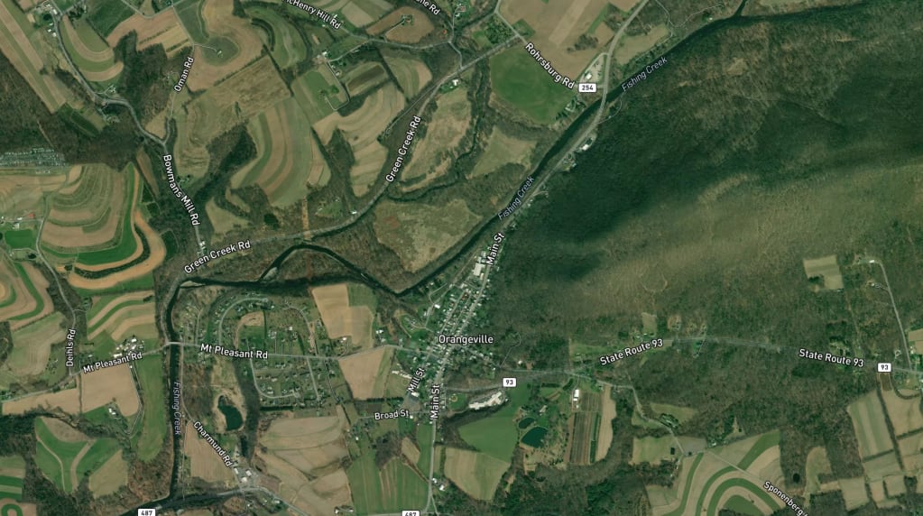 Map of Orangeville