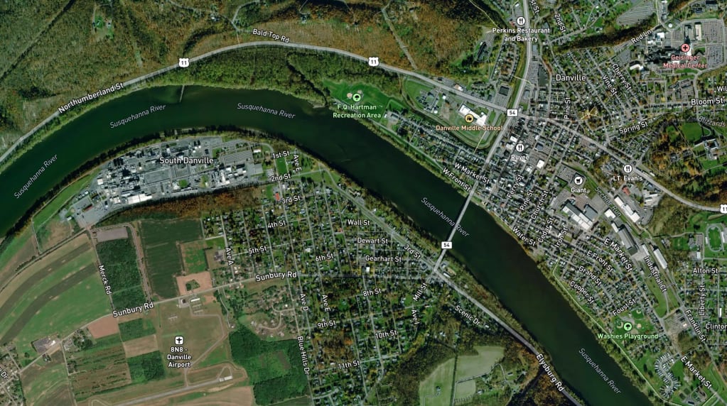 Map of Riverside