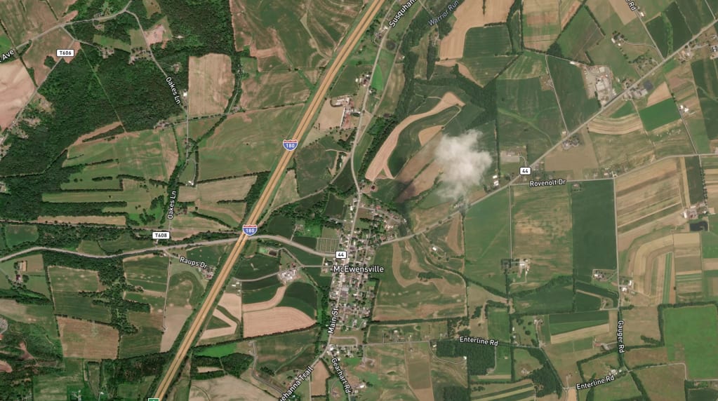 Map of McEwensville