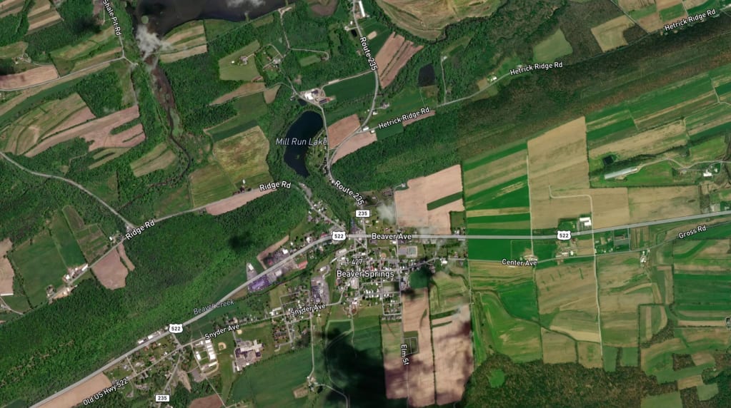 Map of Beaver Springs