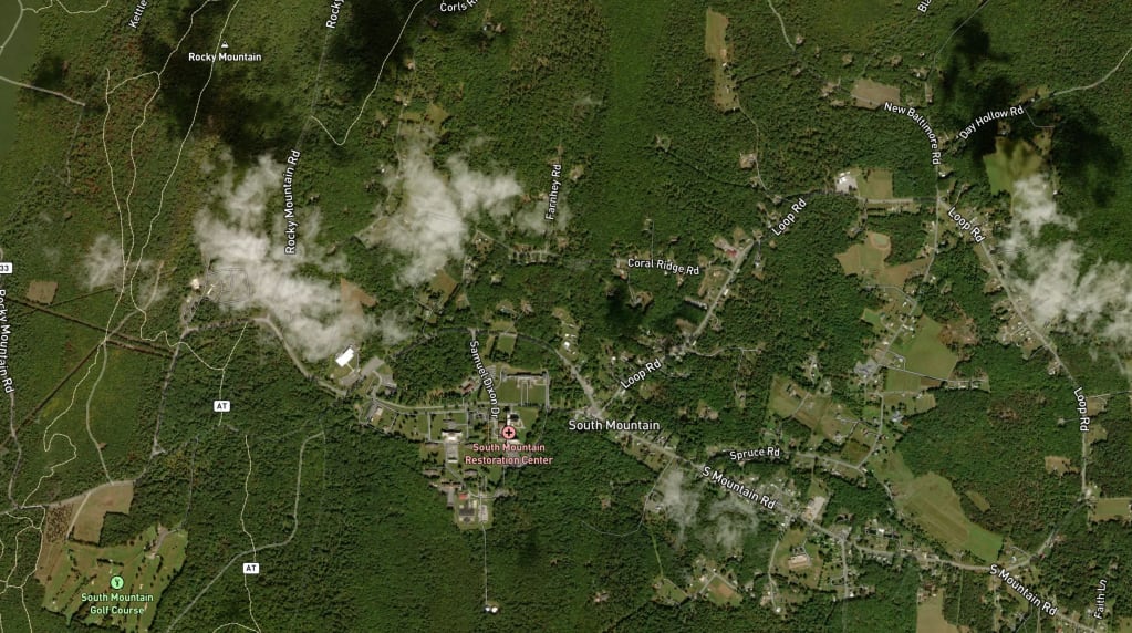 Map of South Mountain