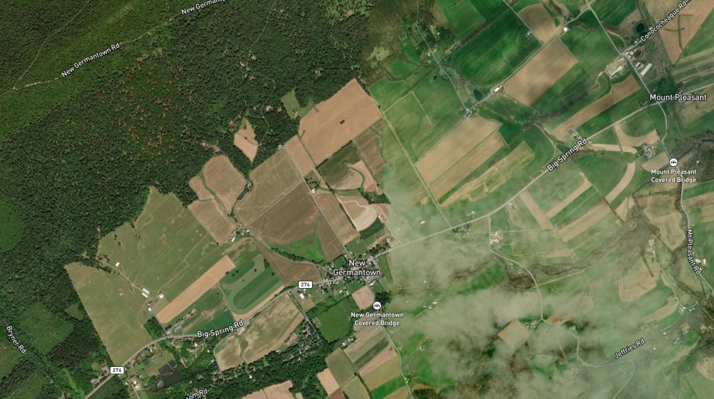 Map of New Germantown