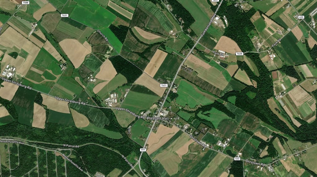 Map of Pleasant Hall