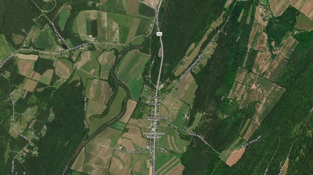 Map of Shirleysburg