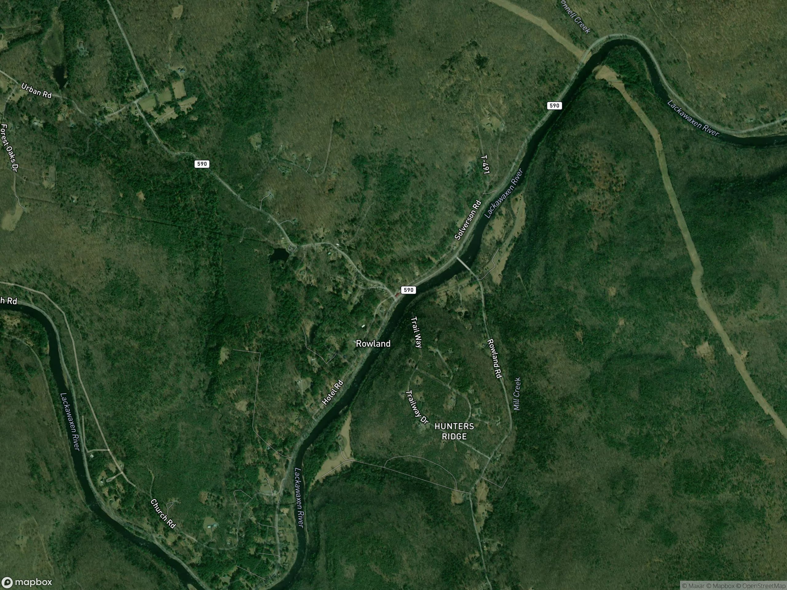 Map of Rowland