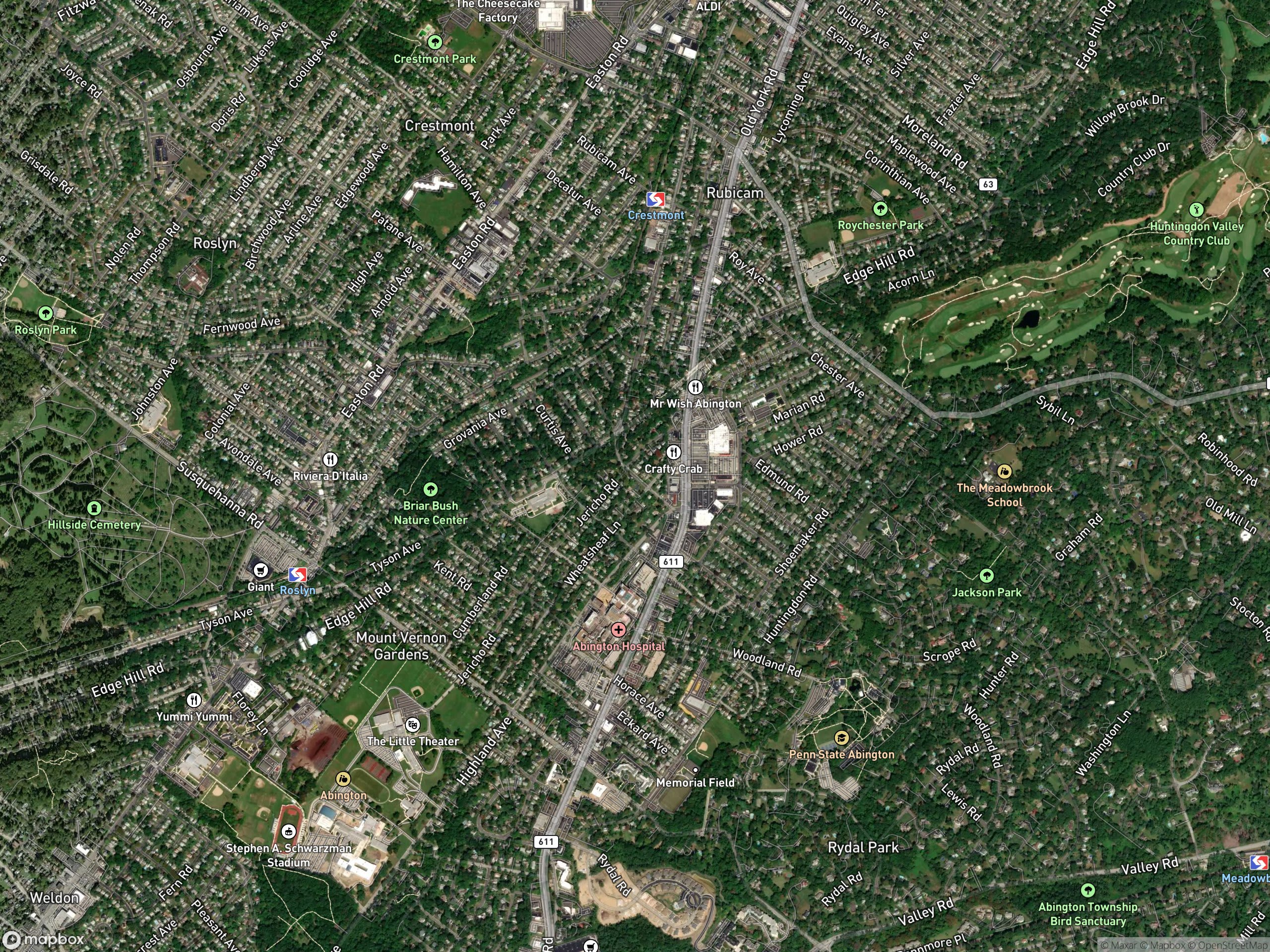 Map of Abington