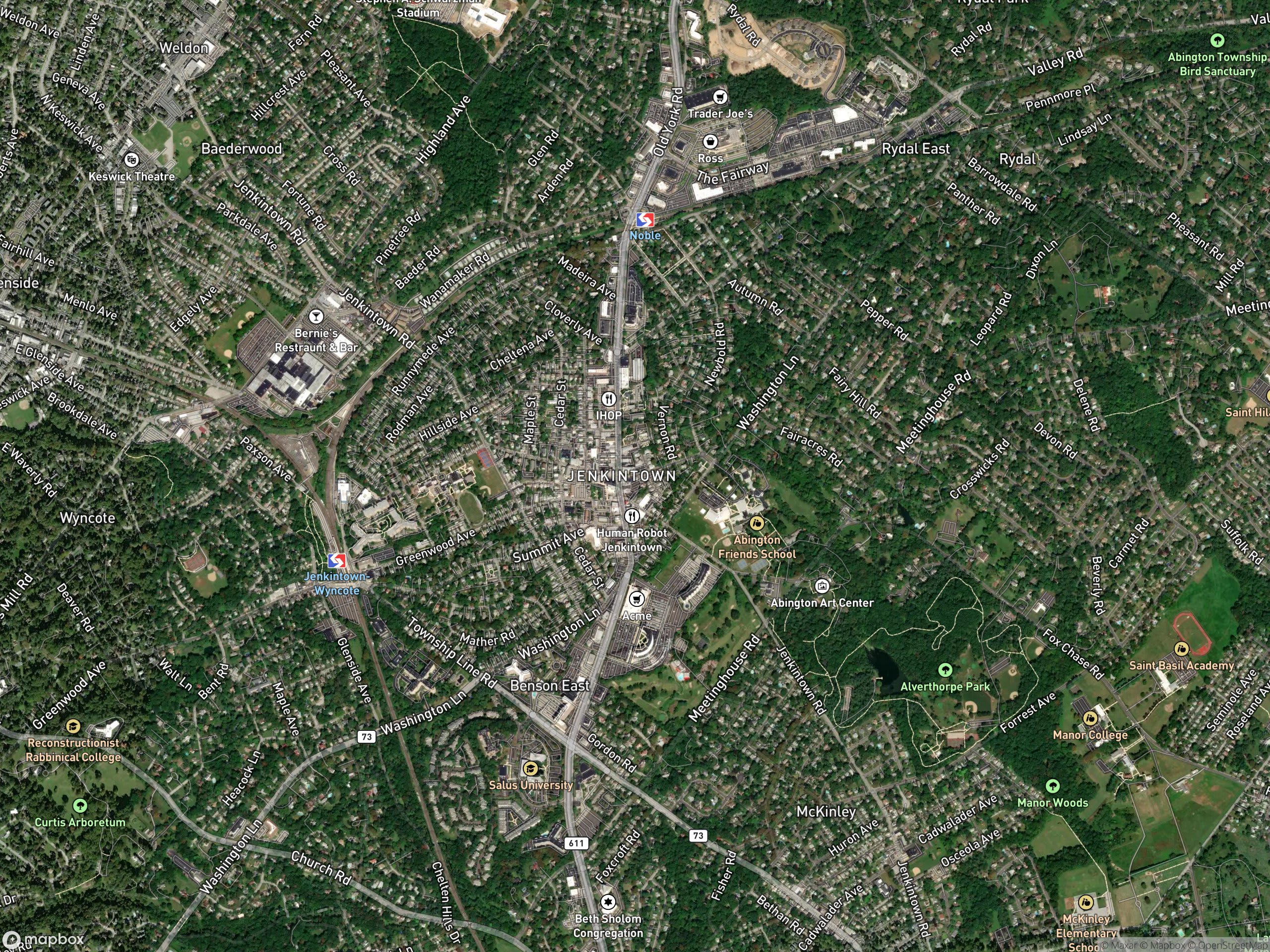 Map of Jenkintown