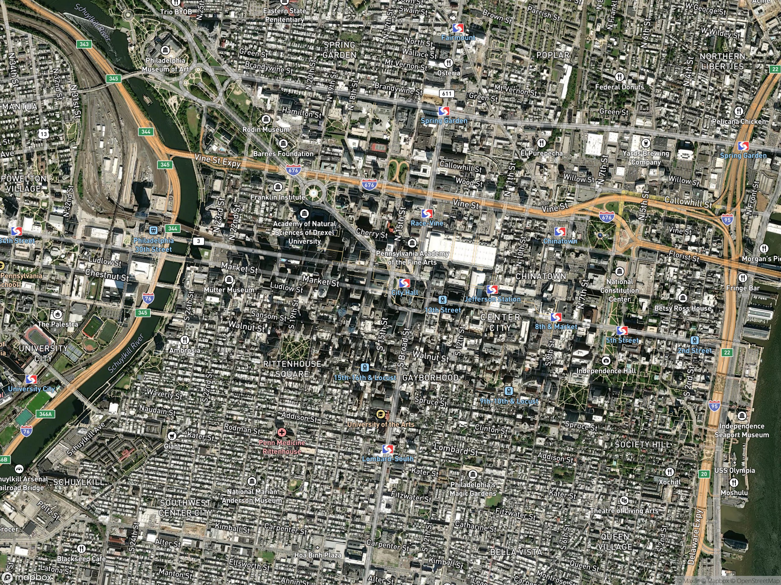 Map of Philadelphia