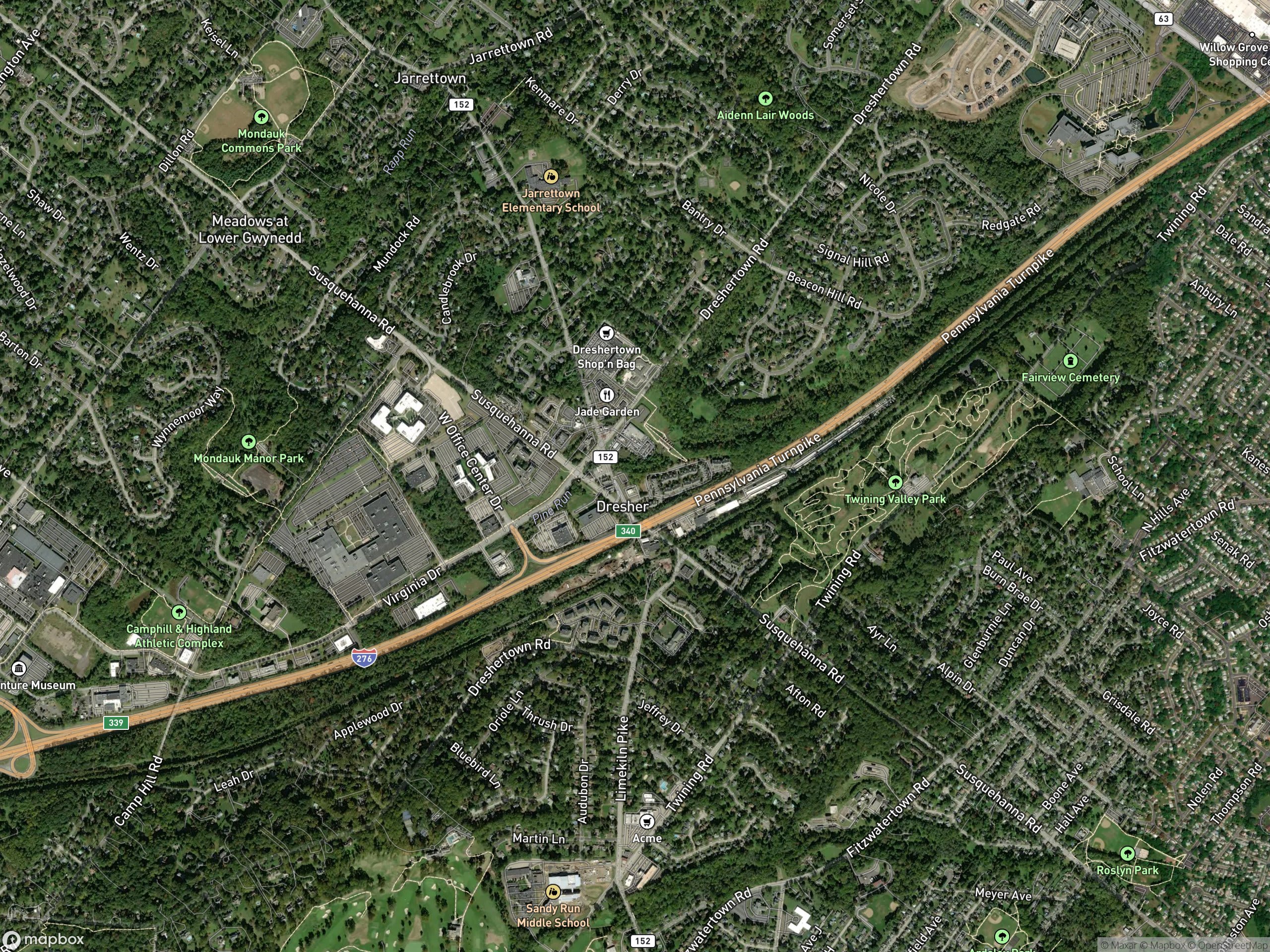 Map of Dresher