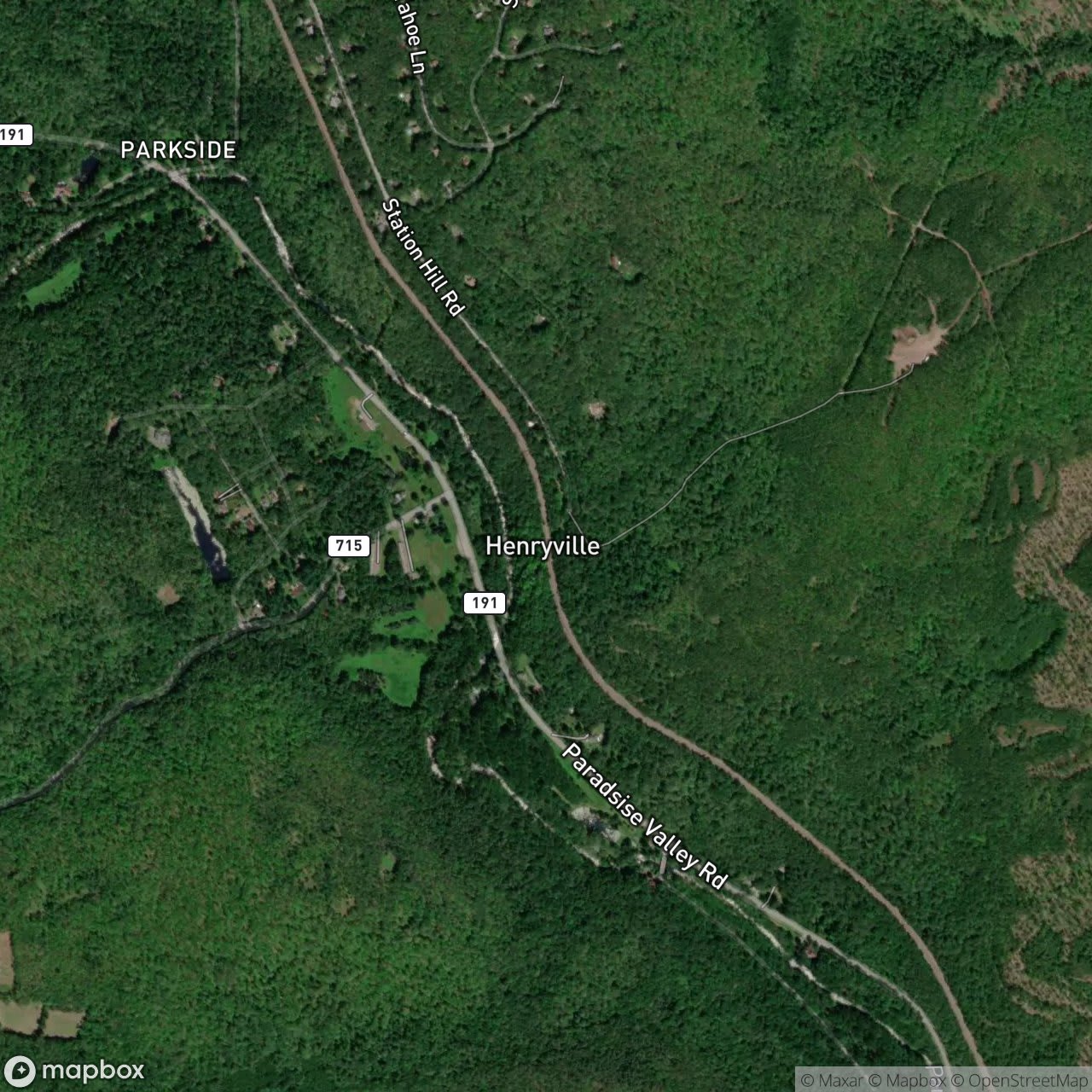 Map of Henryville