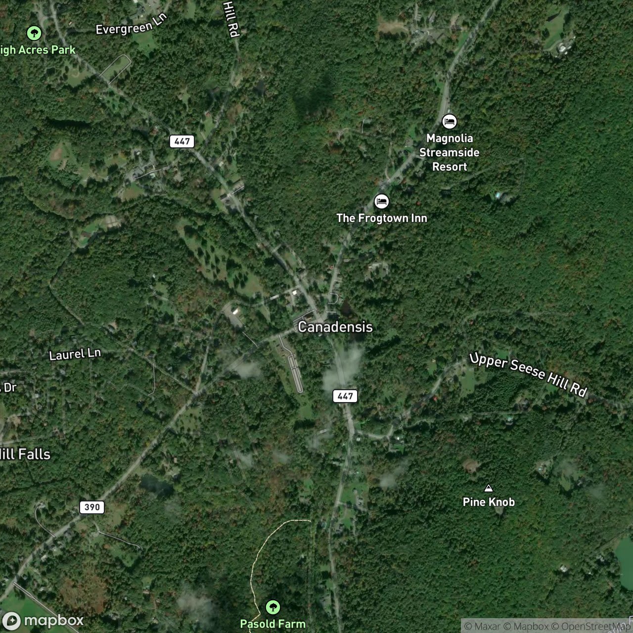 Map of Canadensis