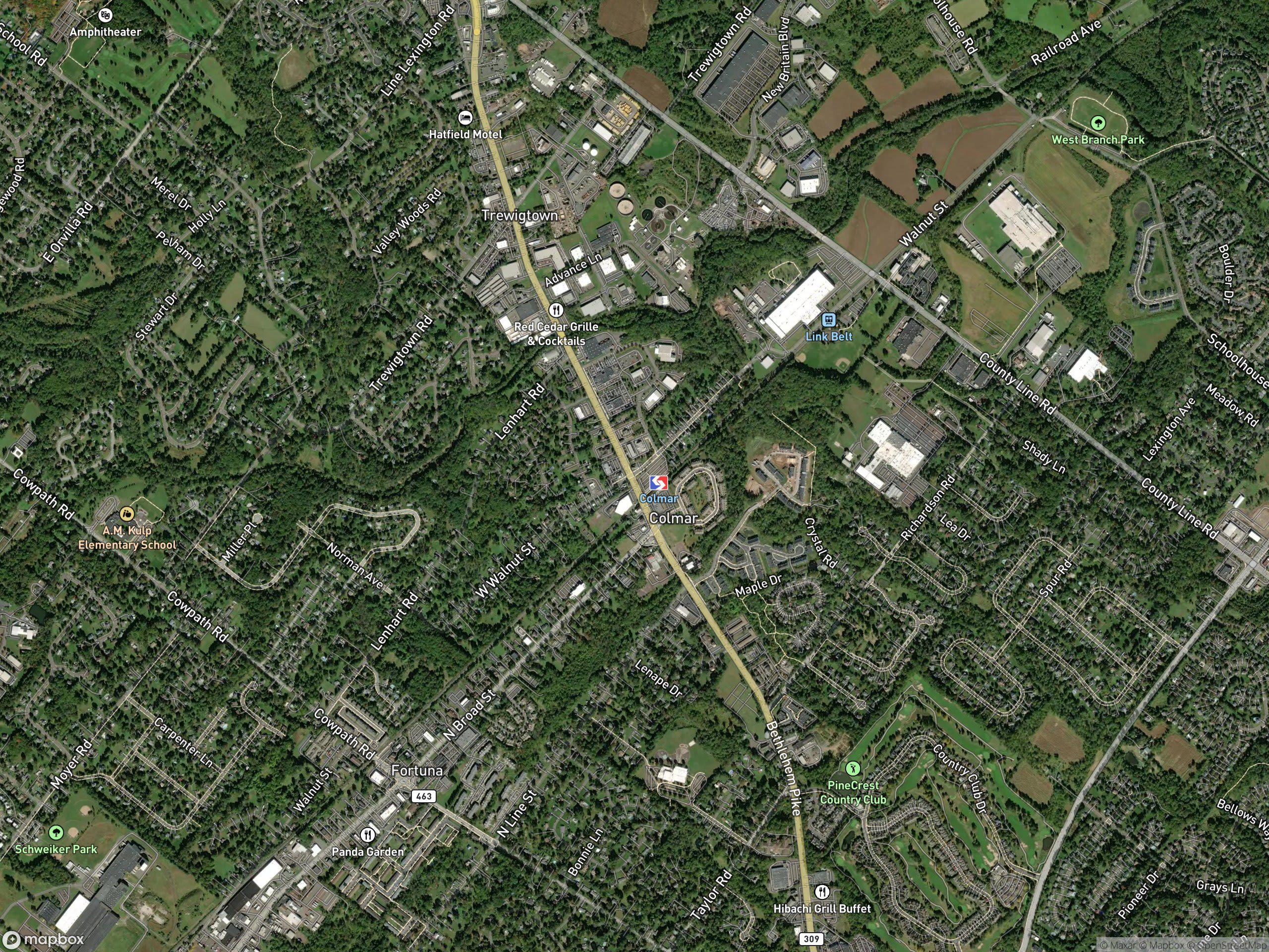 Map of Colmar
