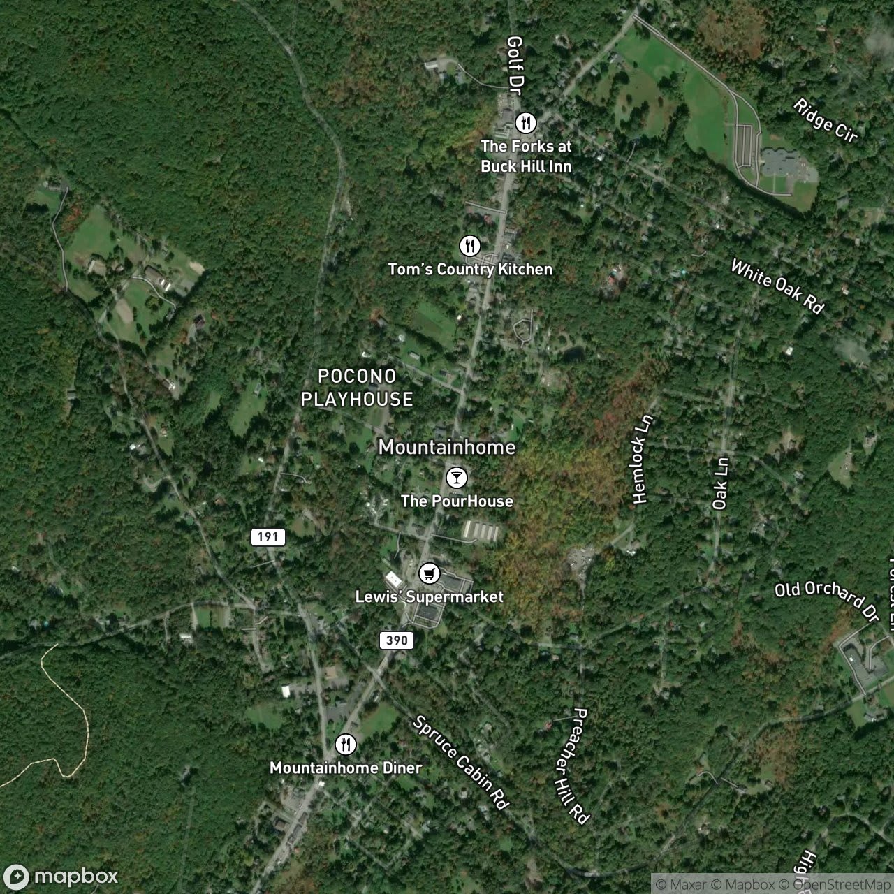Map of Mountainhome
