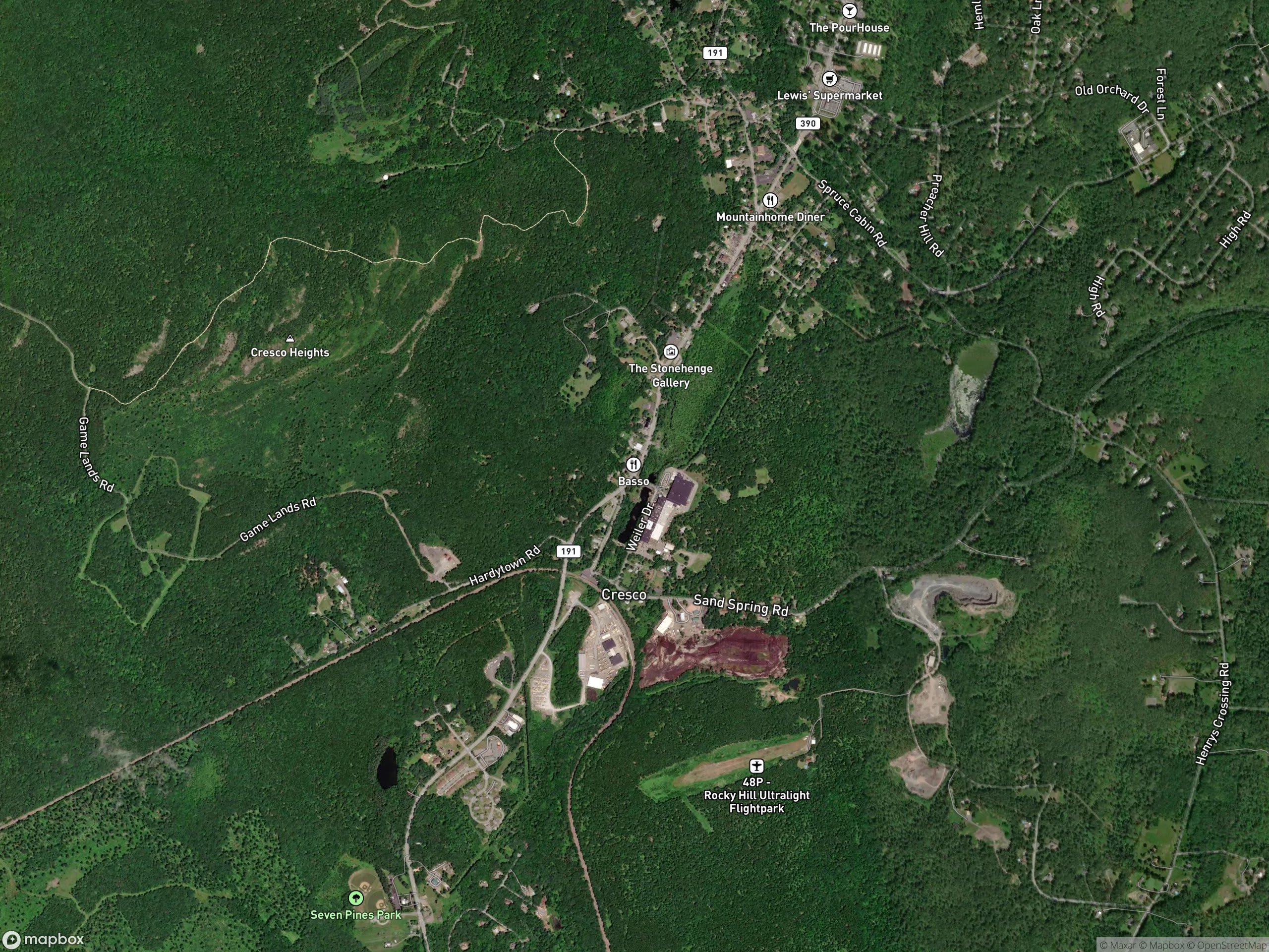 Map of Cresco