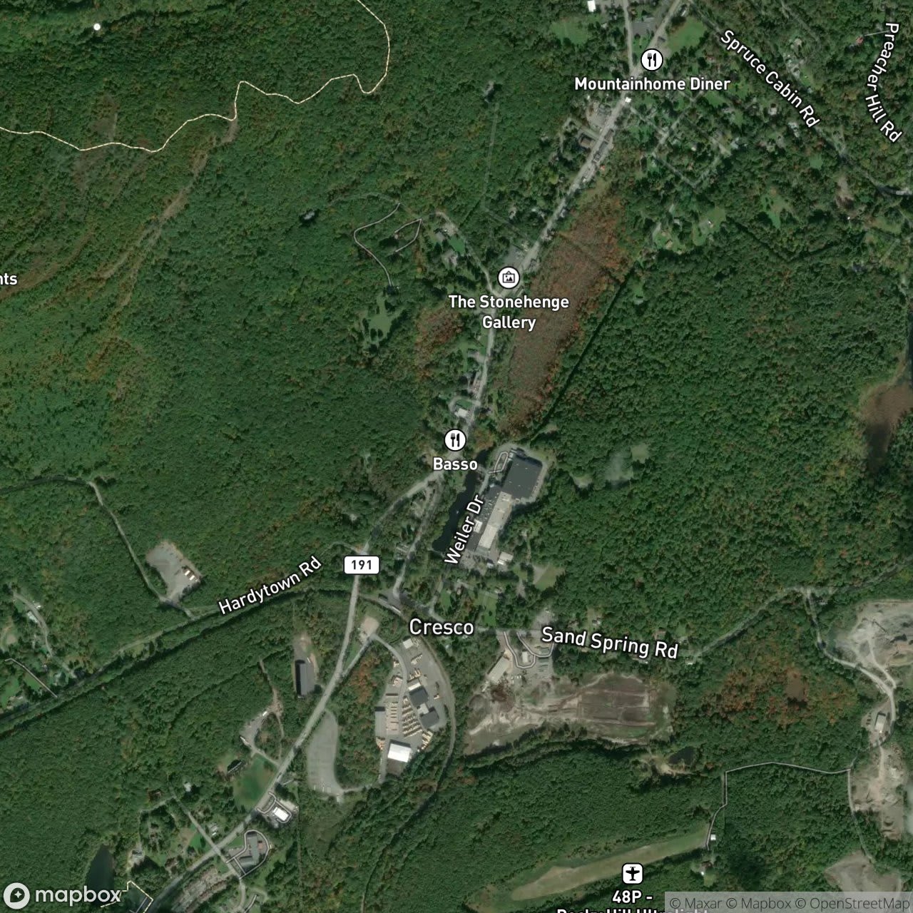 Map of Cresco