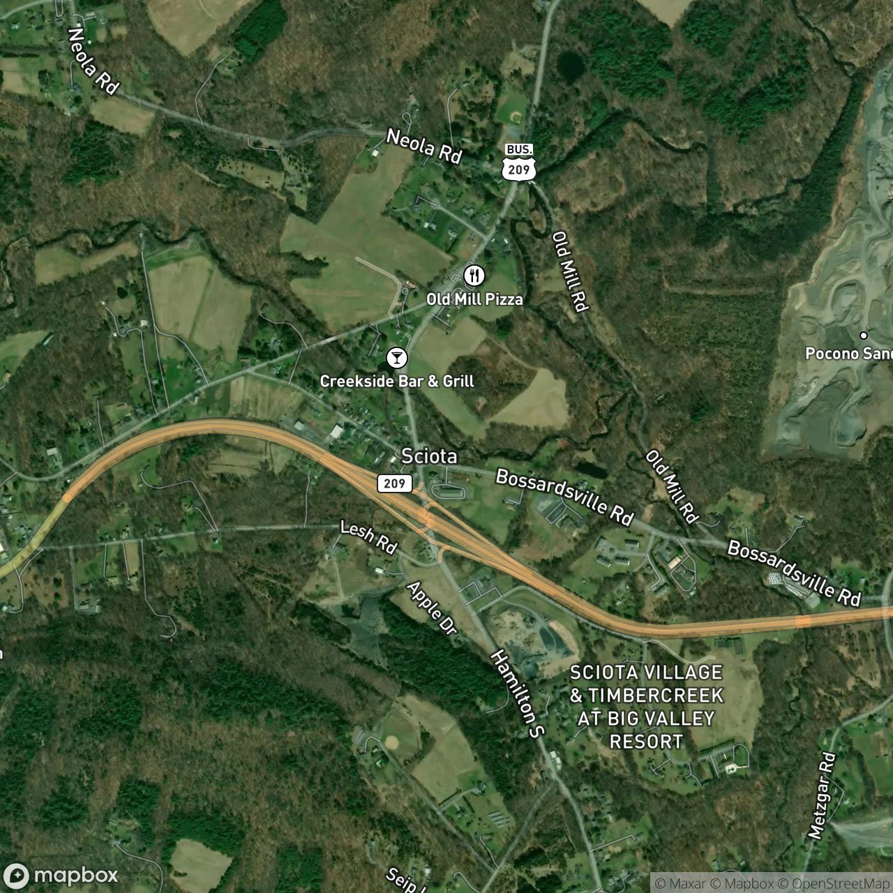 Map of Sciota