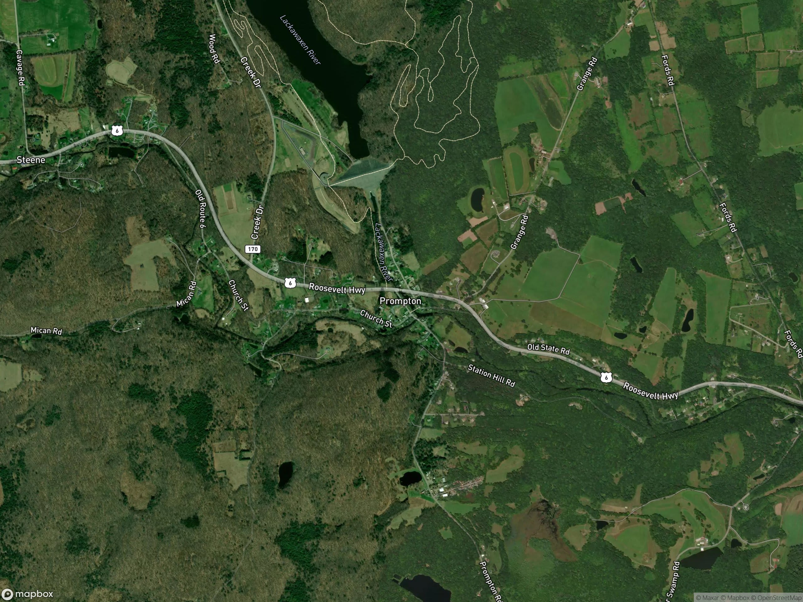 Map of Prompton