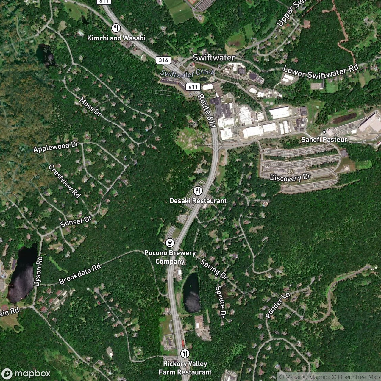 Map of Swiftwater