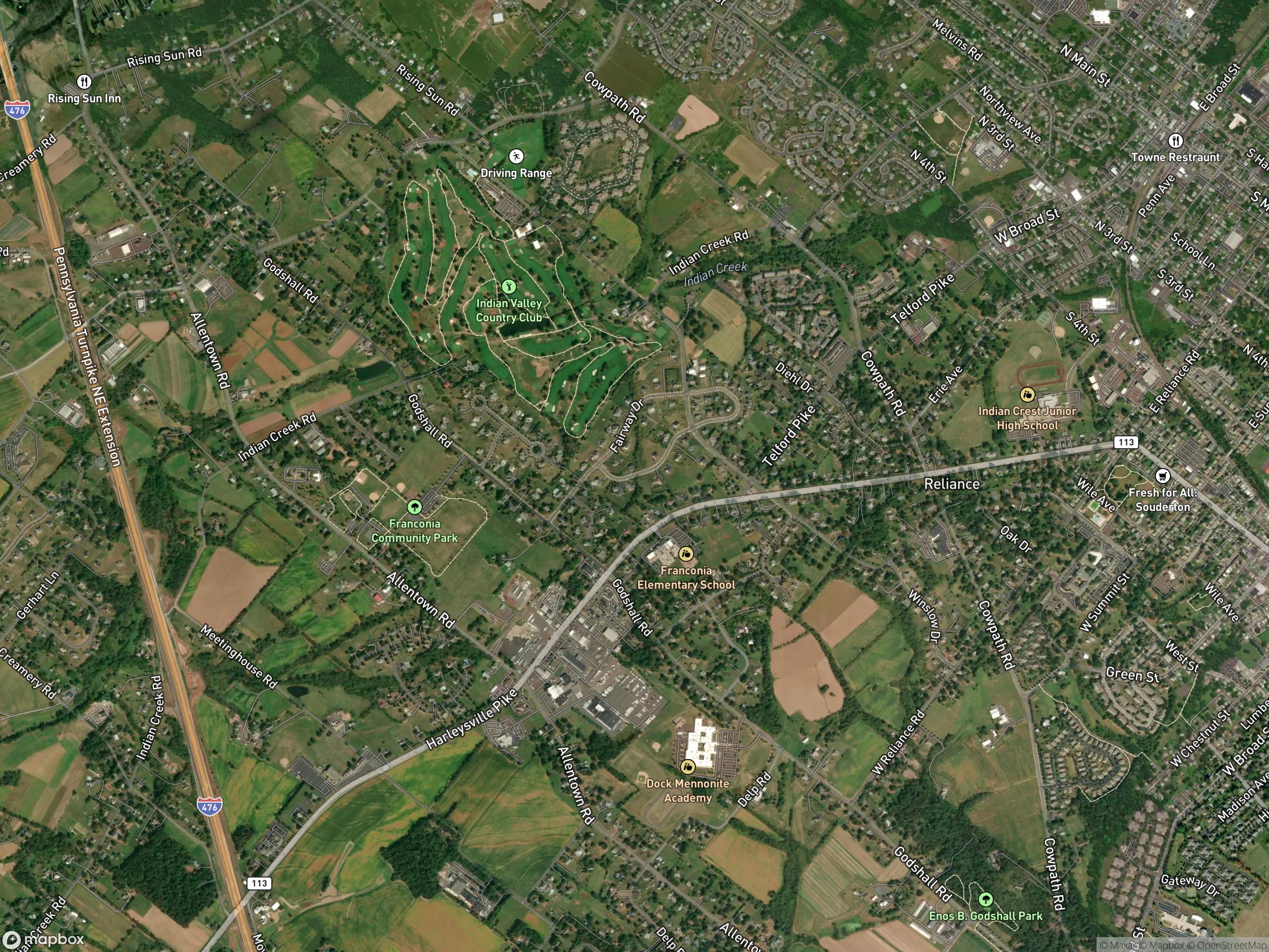 Map of Franconia