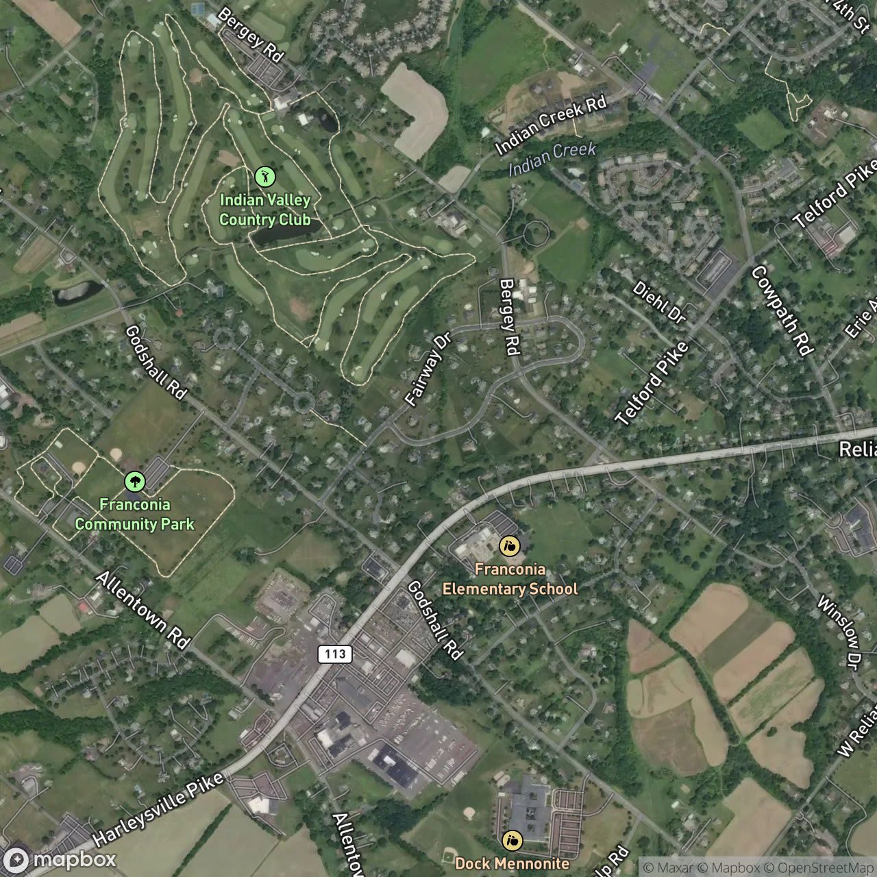 Map of Franconia