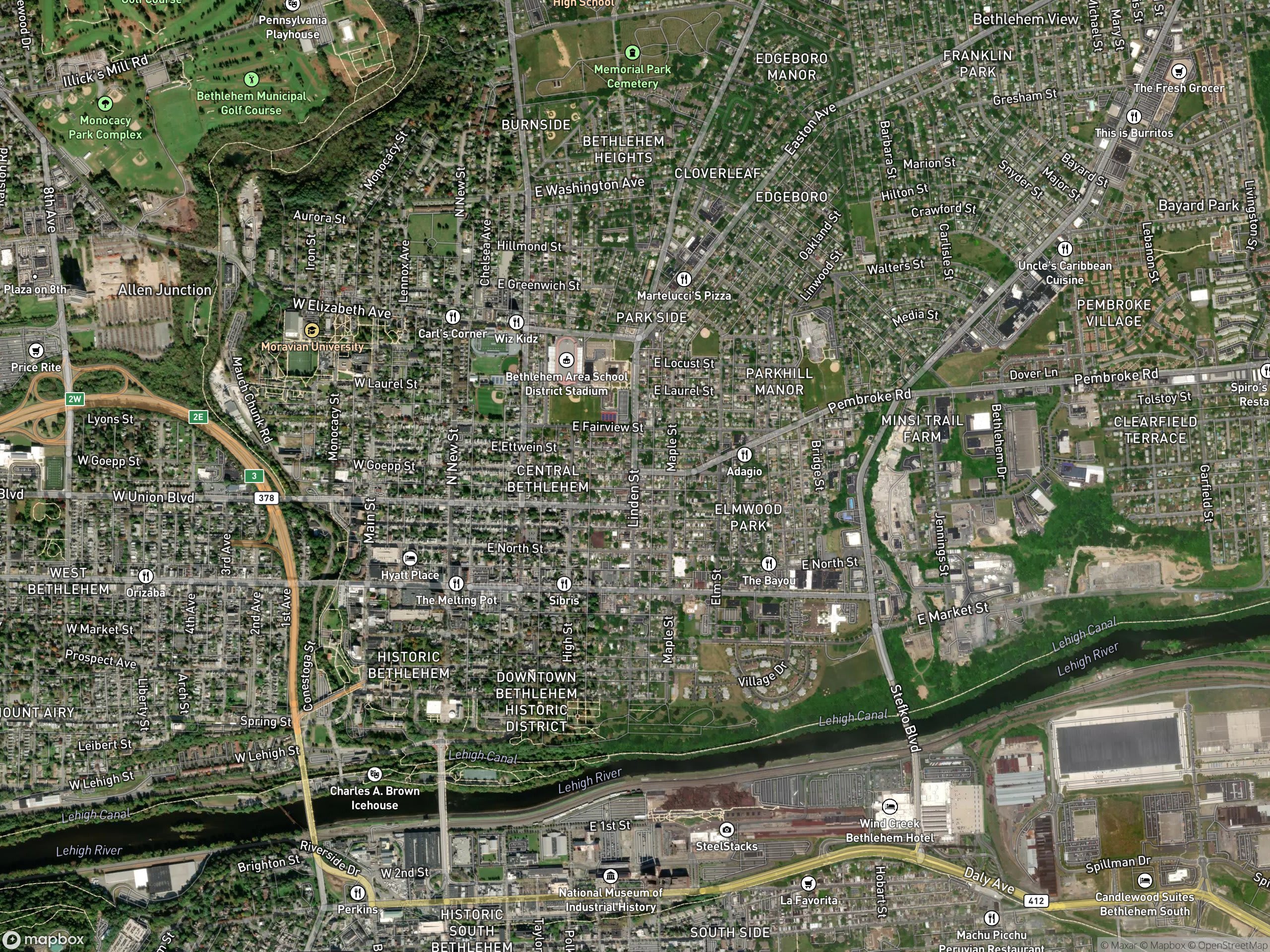 Map of Bethlehem