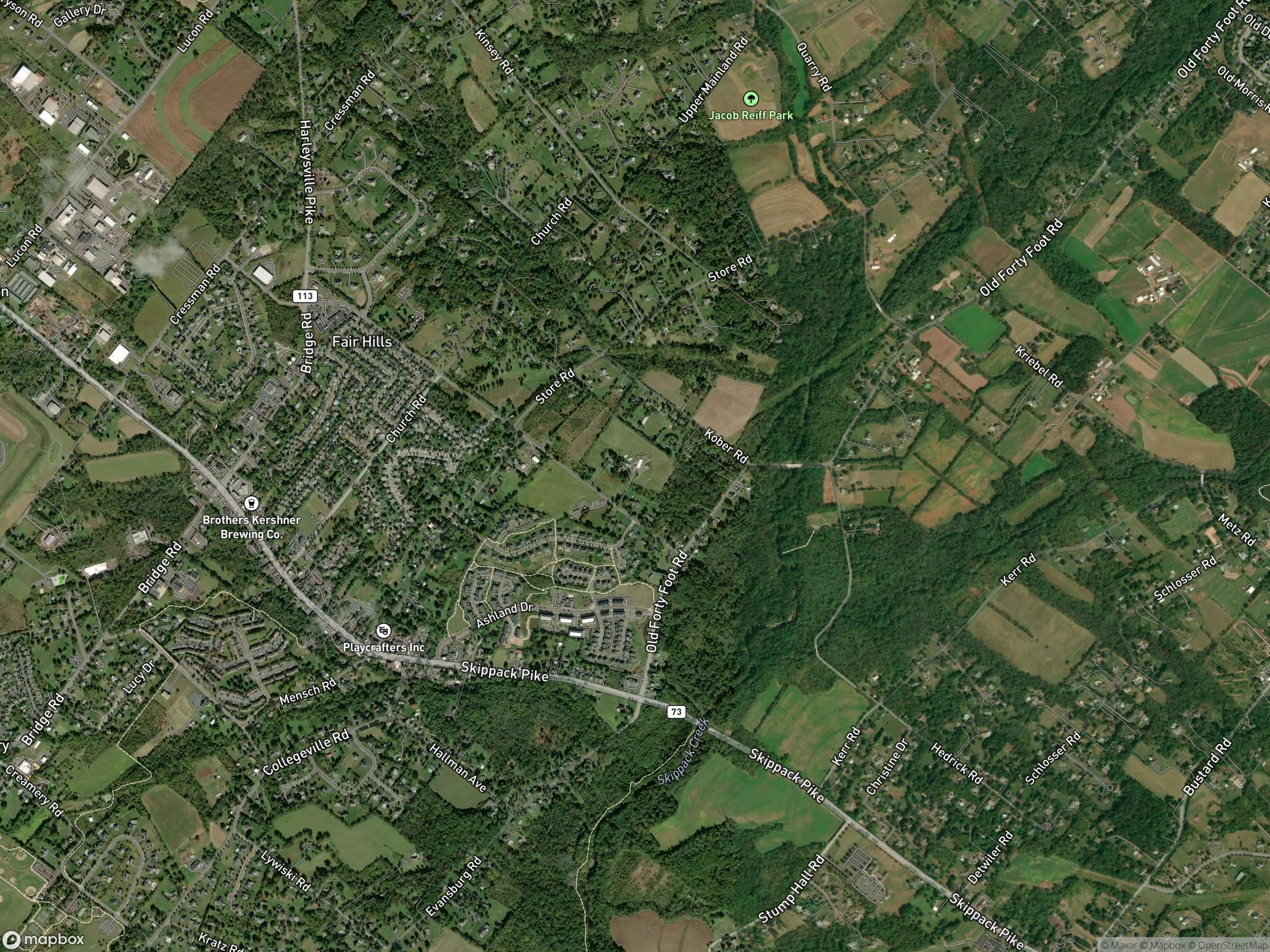 Map of Montgomery County