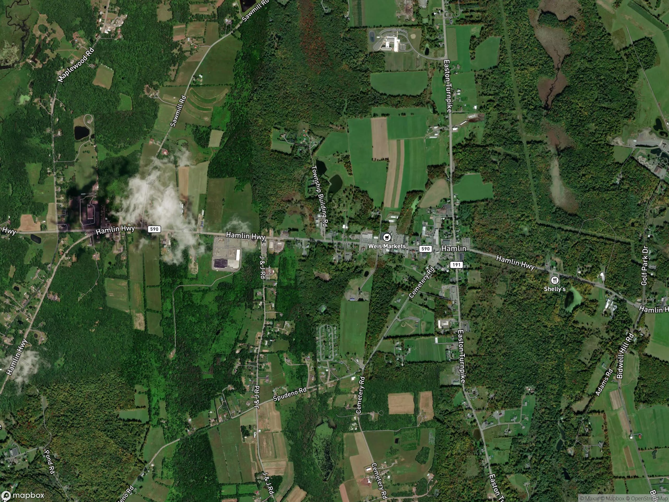 Map of Hamlin