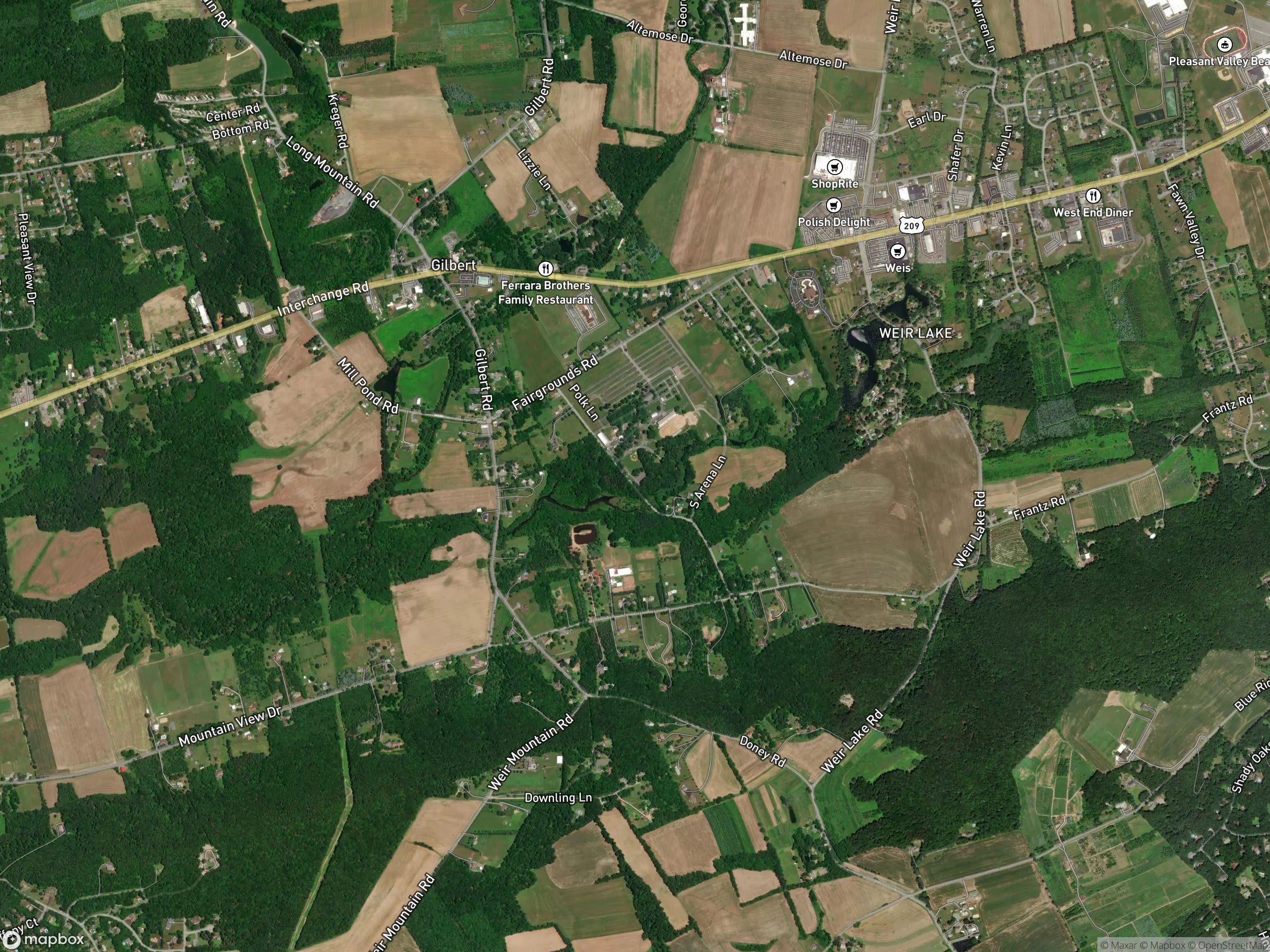 Map of Gilbert