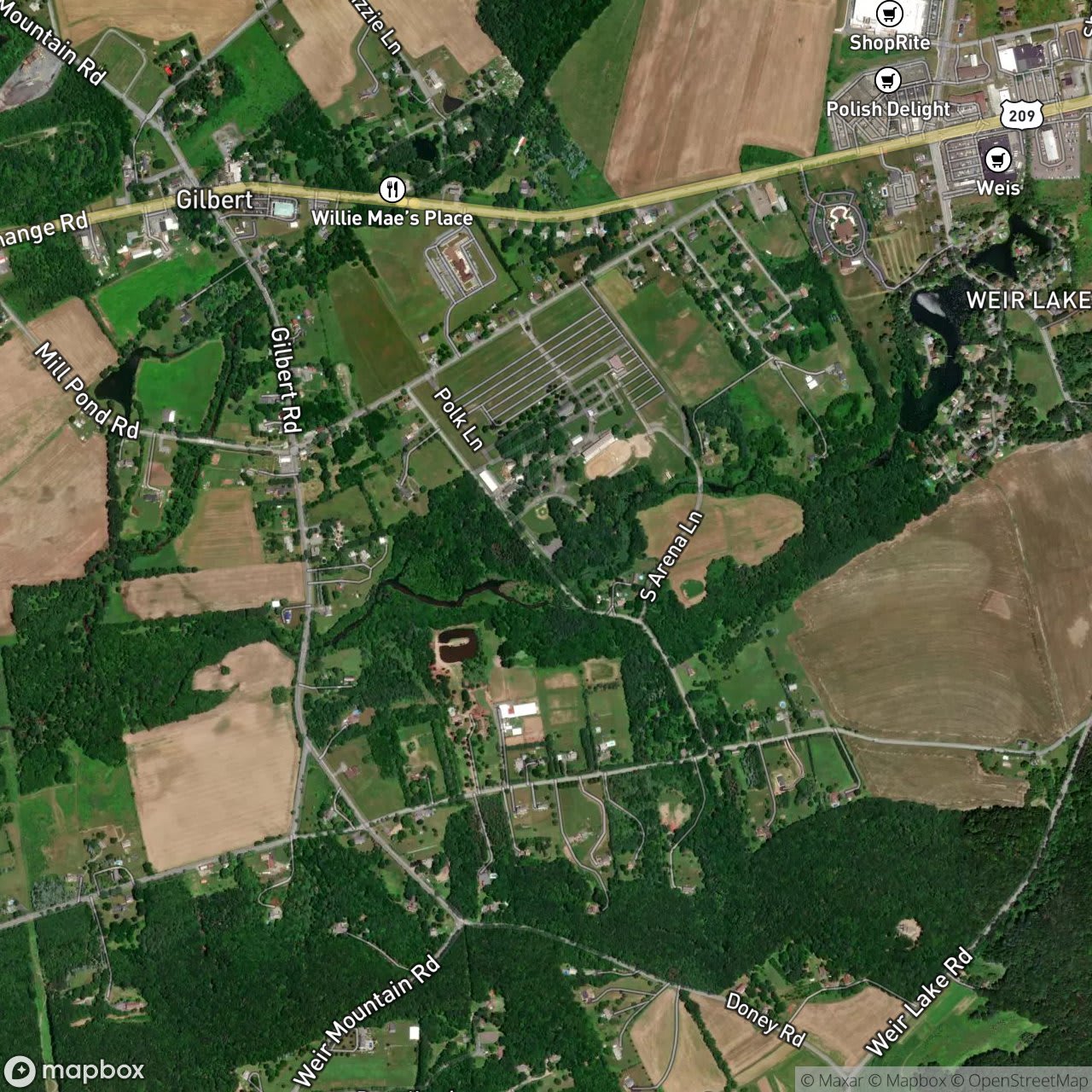 Map of Gilbert
