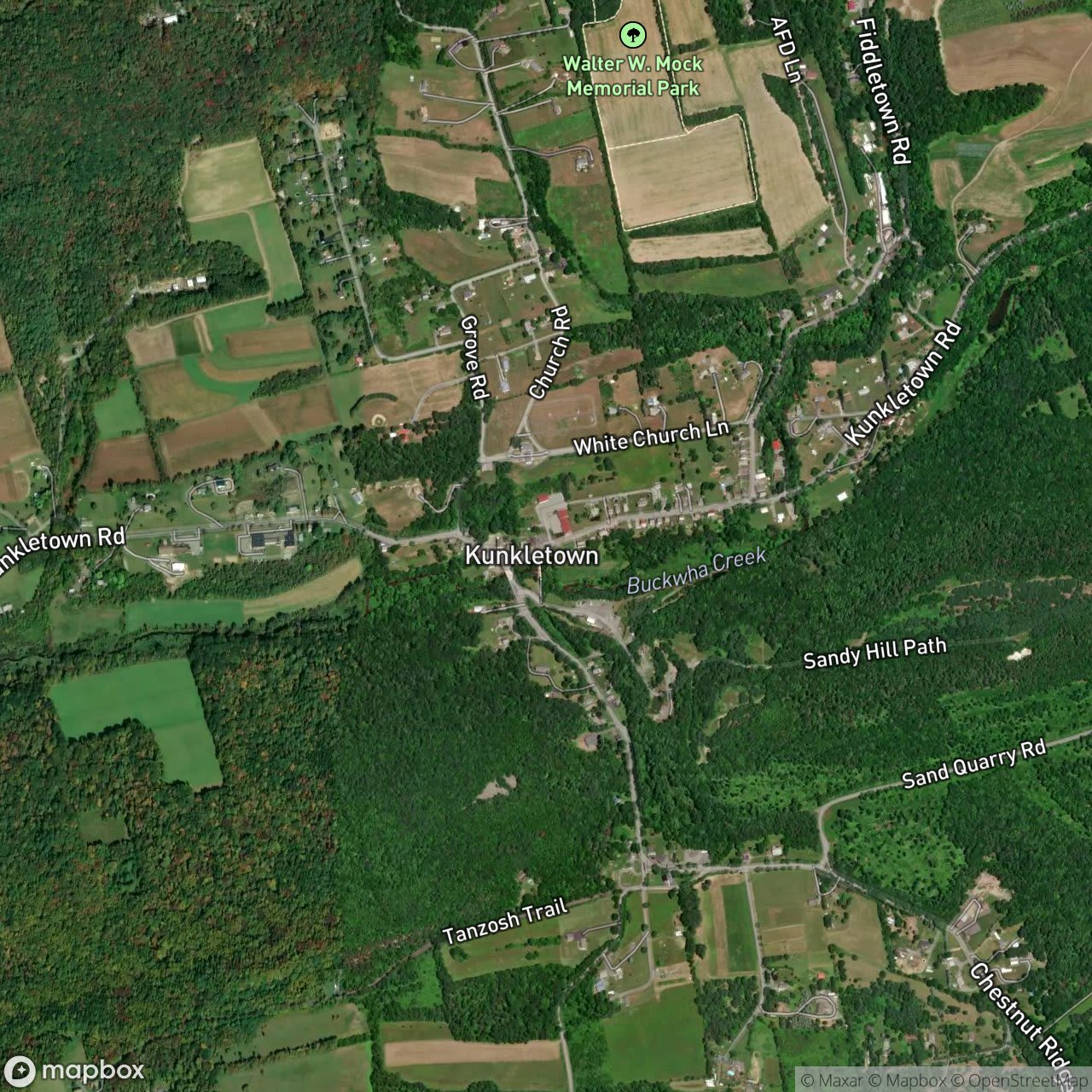 Map of Kunkletown
