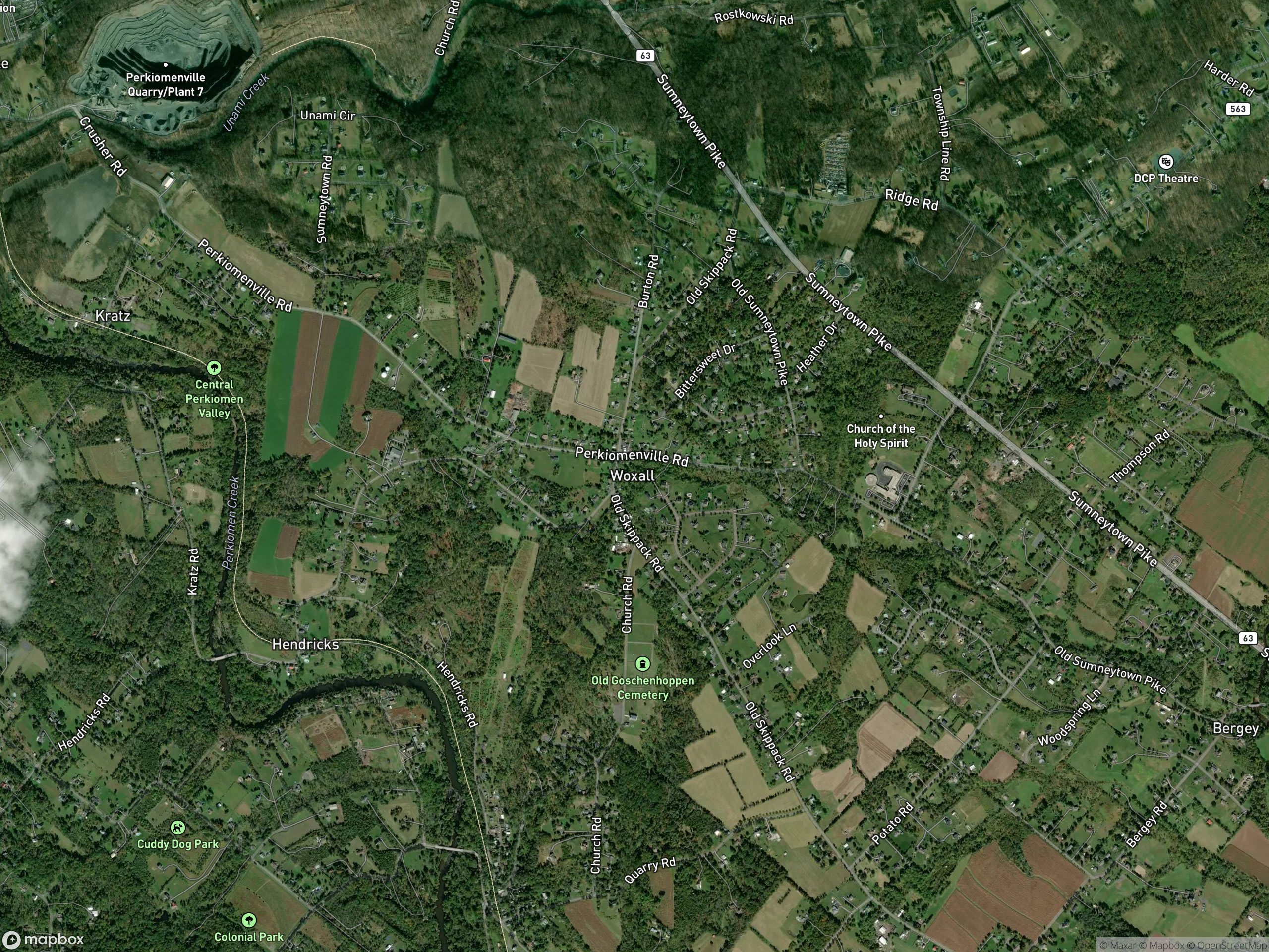 Map of Woxall