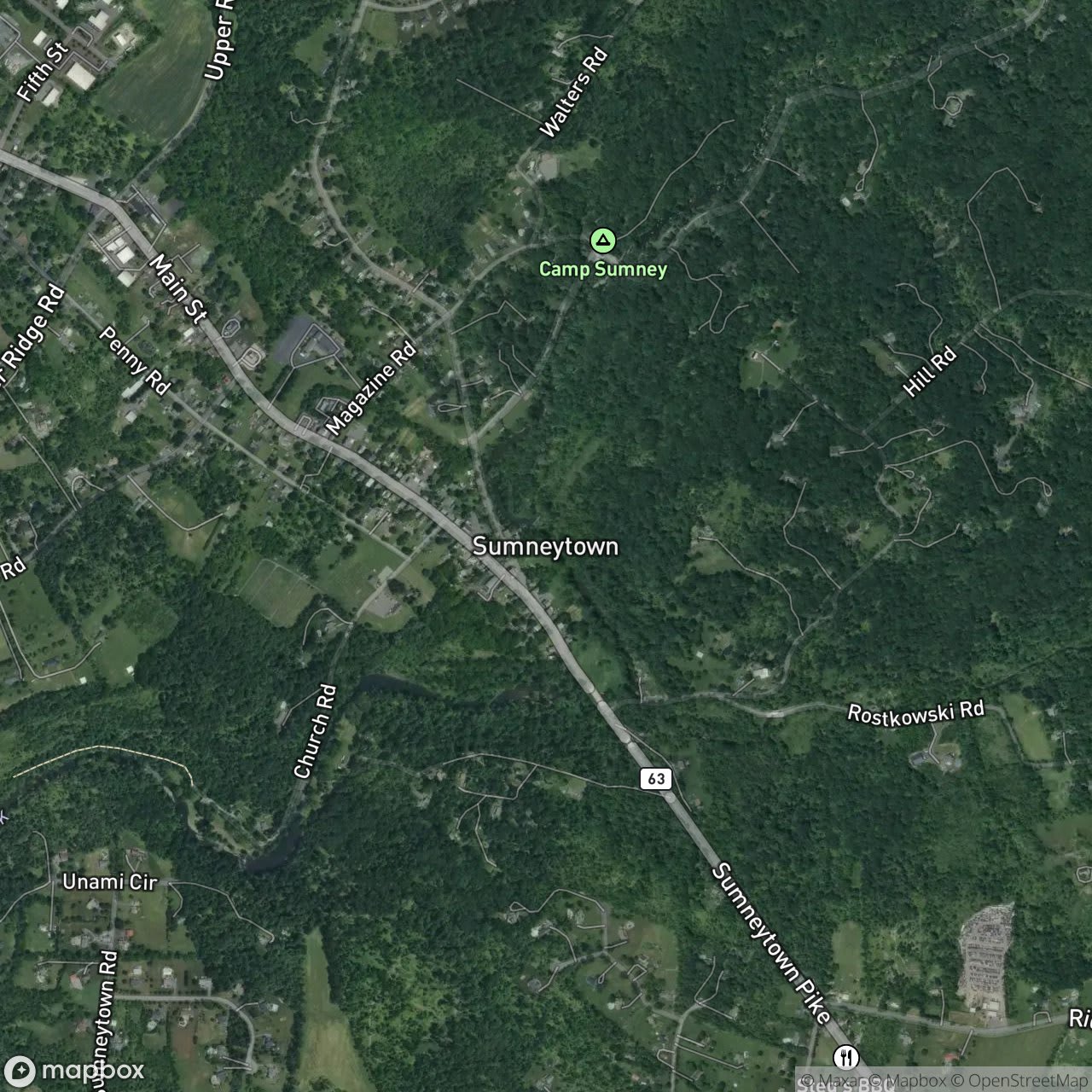 Map of Sumneytown