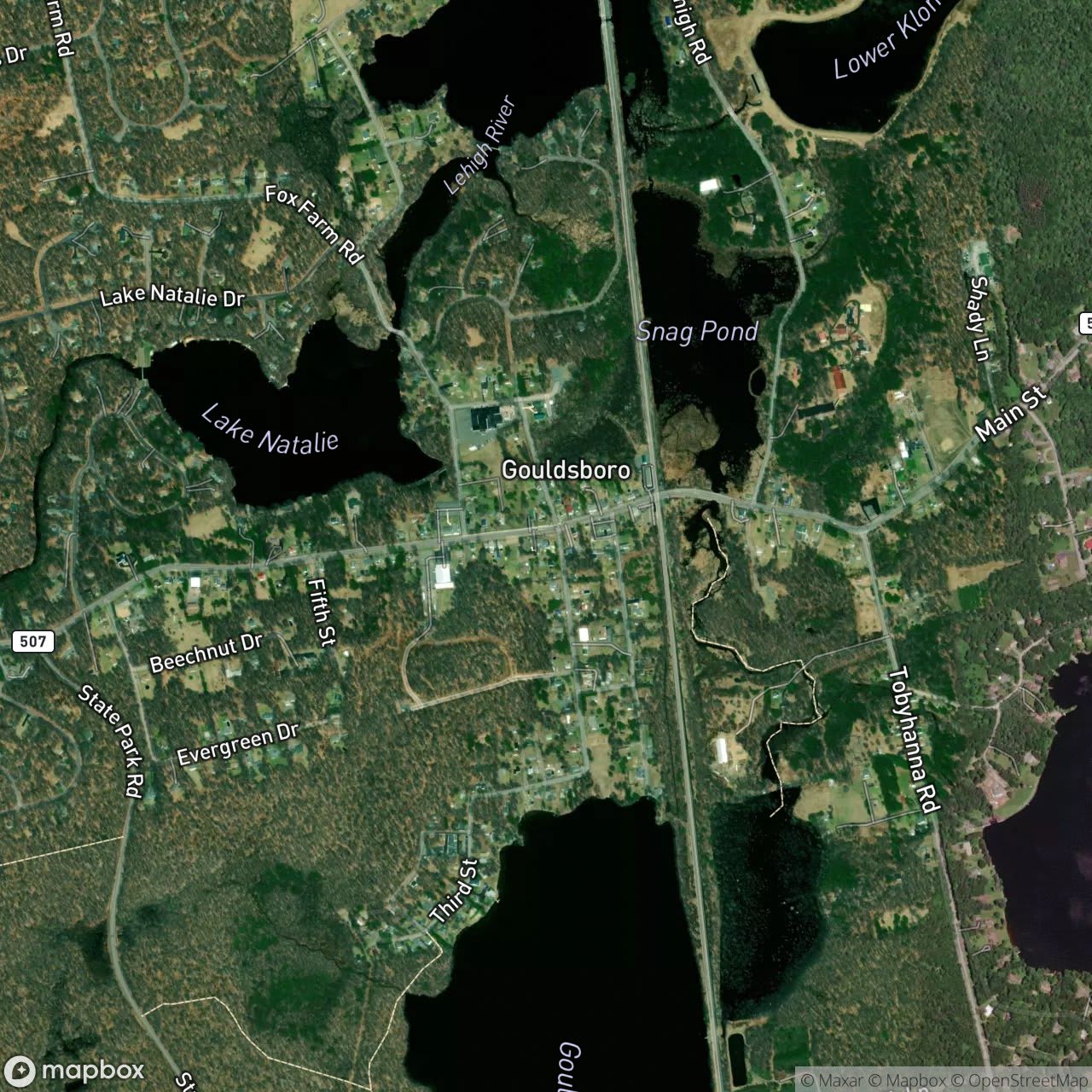Map of Gouldsboro