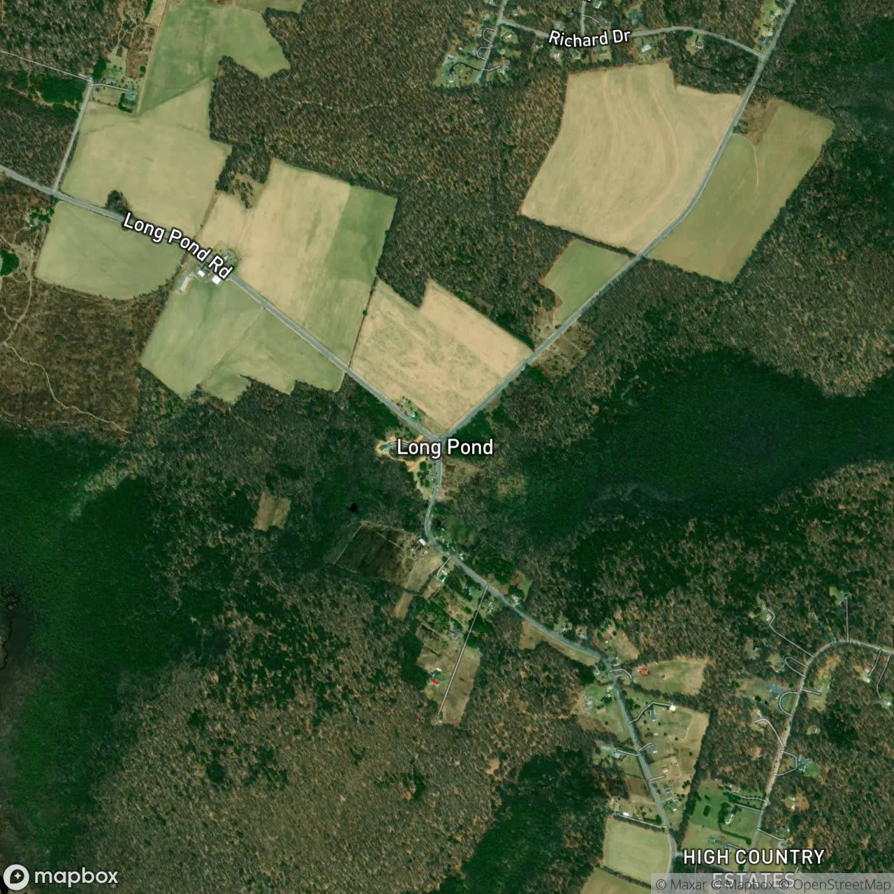 Map of Long Pond