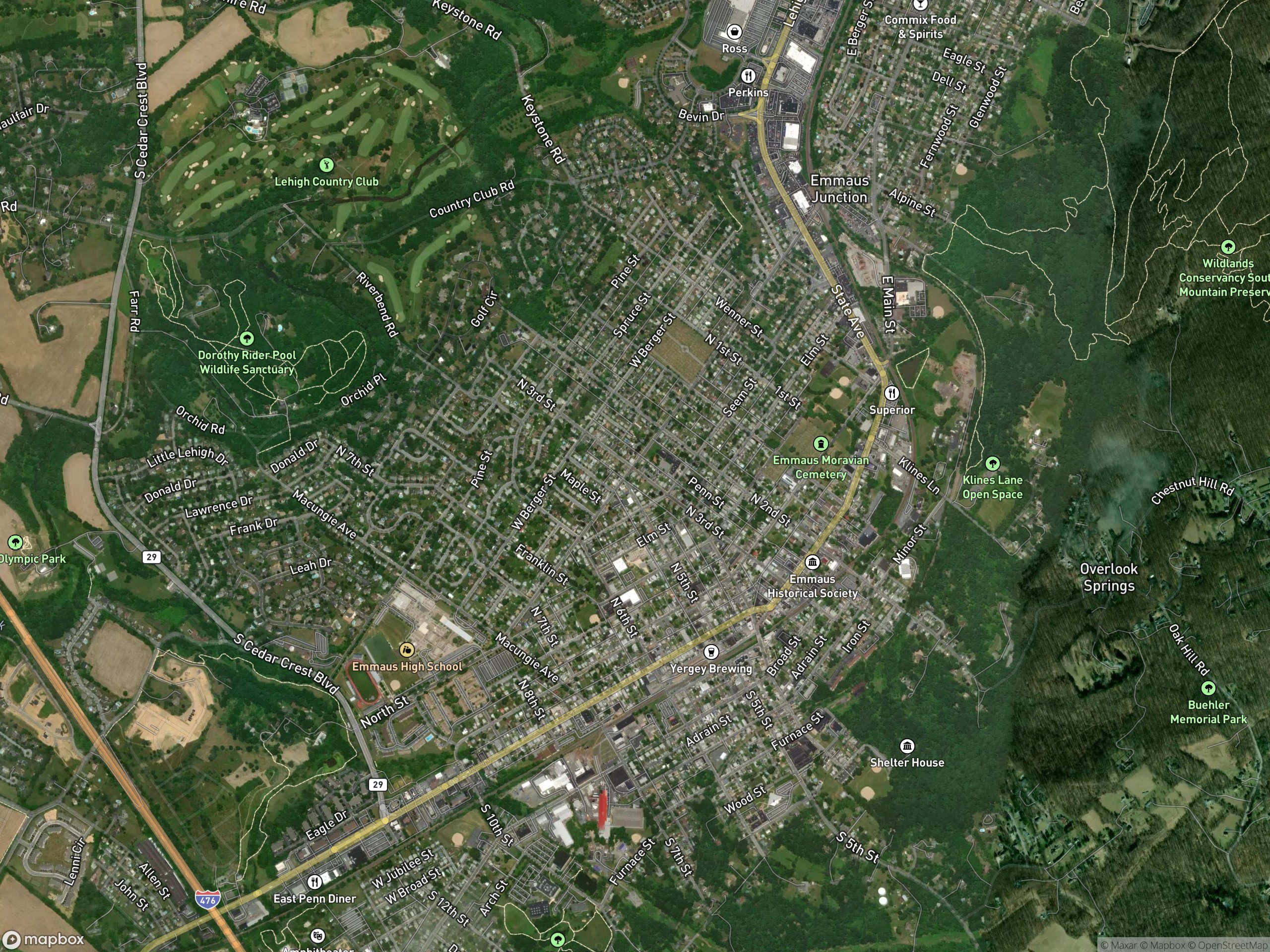 Map of Emmaus