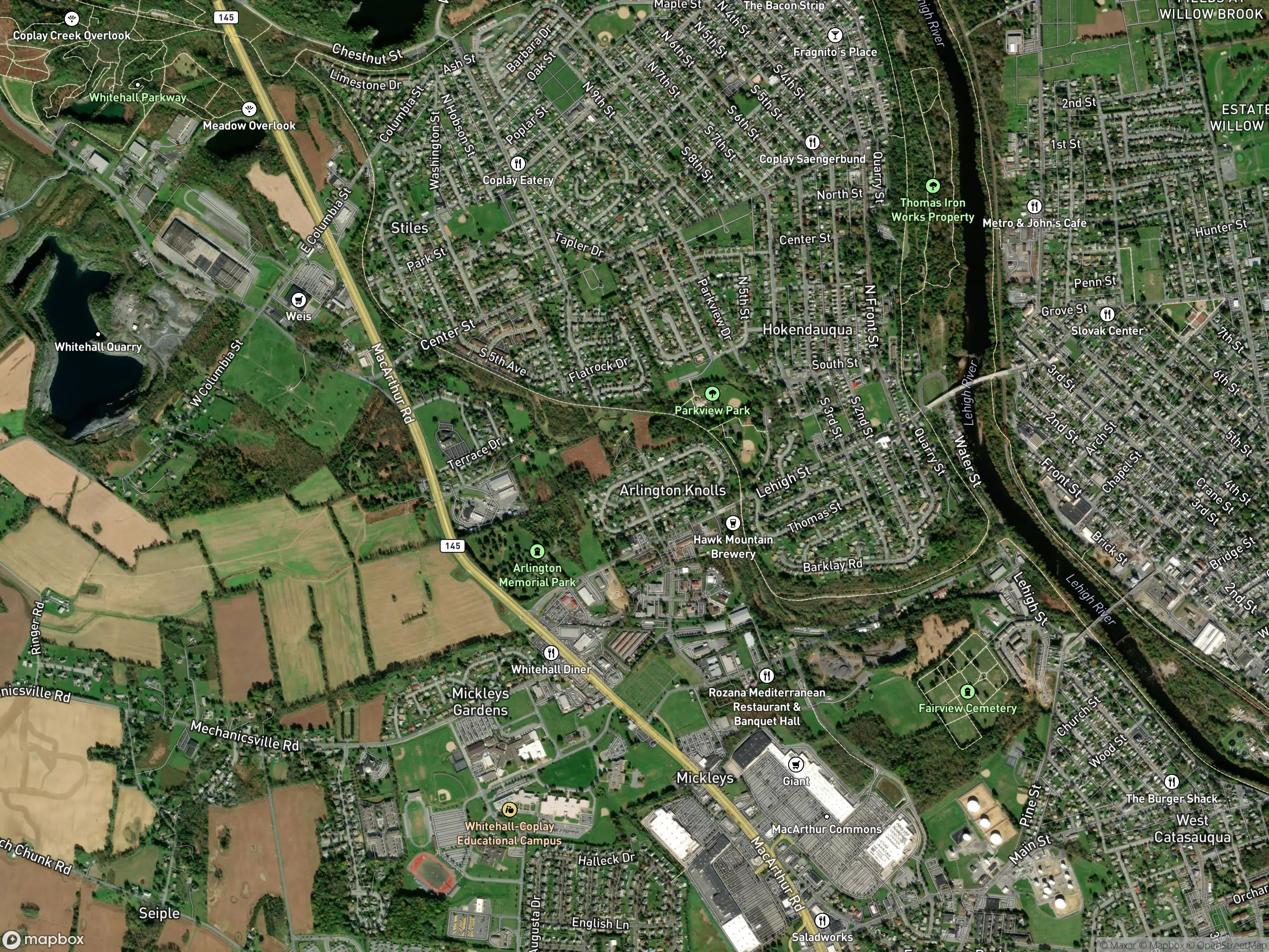 Map of Whitehall