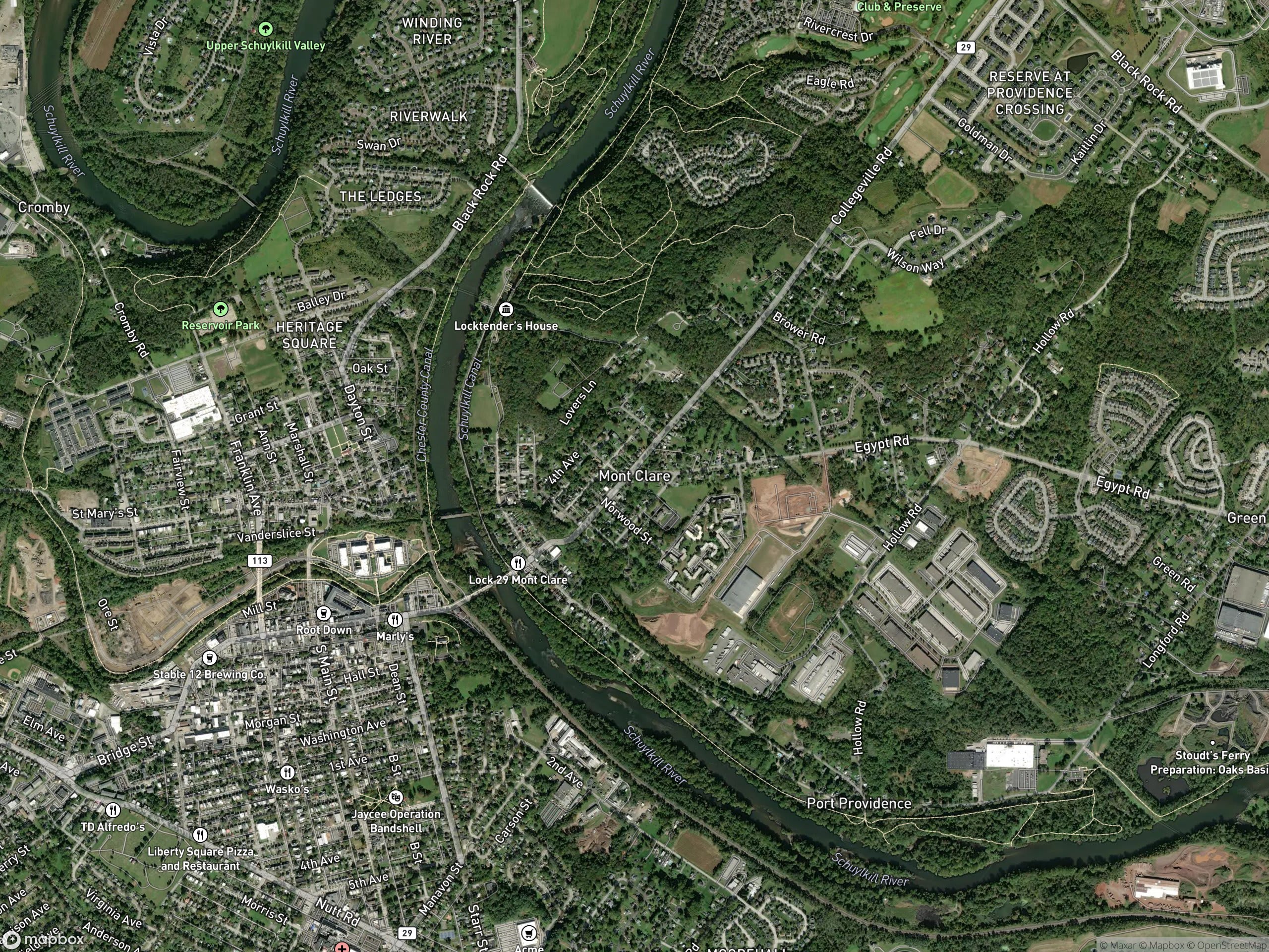 Map of Mont Clare